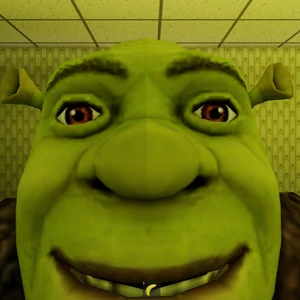 Shrek entity in Shrek in The Backrooms Roblox game